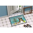 thumbnail image 2 of Carolines Treasures BB1614MAT Christmas Tree & Sheltie Tapis Intérieur Ou Extérieur, 18 x 27, 2 of 4