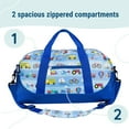 thumbnail image 5 of Wildkin Kids Overnighter Duffel Bag for Boys & Girls, Features Two Carrying Handles and Removable Padded Shoulder Strap (On the Go Blue), 5 of 7