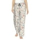 thumbnail image 1 of Balery Doodle Wine Pantalones de pijama para mujer, pijamas ultraligeros, pantalones de estar por casa-3X-Large, 1 of 6