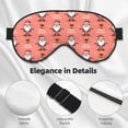 thumbnail image 3 of Uemuo Merry Christmas Santa Claus Pattern Sleep Eye Mask - Light Blocking Sleep Mask Blocking Out Light Perfectly, Soft and Comfortable Night Eye Mask, Eye Blinder, 3 of 7