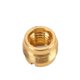 thumbnail image 4 of Adaptateur de filetage de micro 5 pièces, 3/8 po femelle vers 5/8 po mâle, doré, pour bras de suspension de support de microphone, 4 of 4