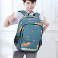 thumbnail image 6 of FORMRS Unisex School Backpack 17" Student Travel Bag with Laptop Compartment, Capybaras Swimming, 6 of 7