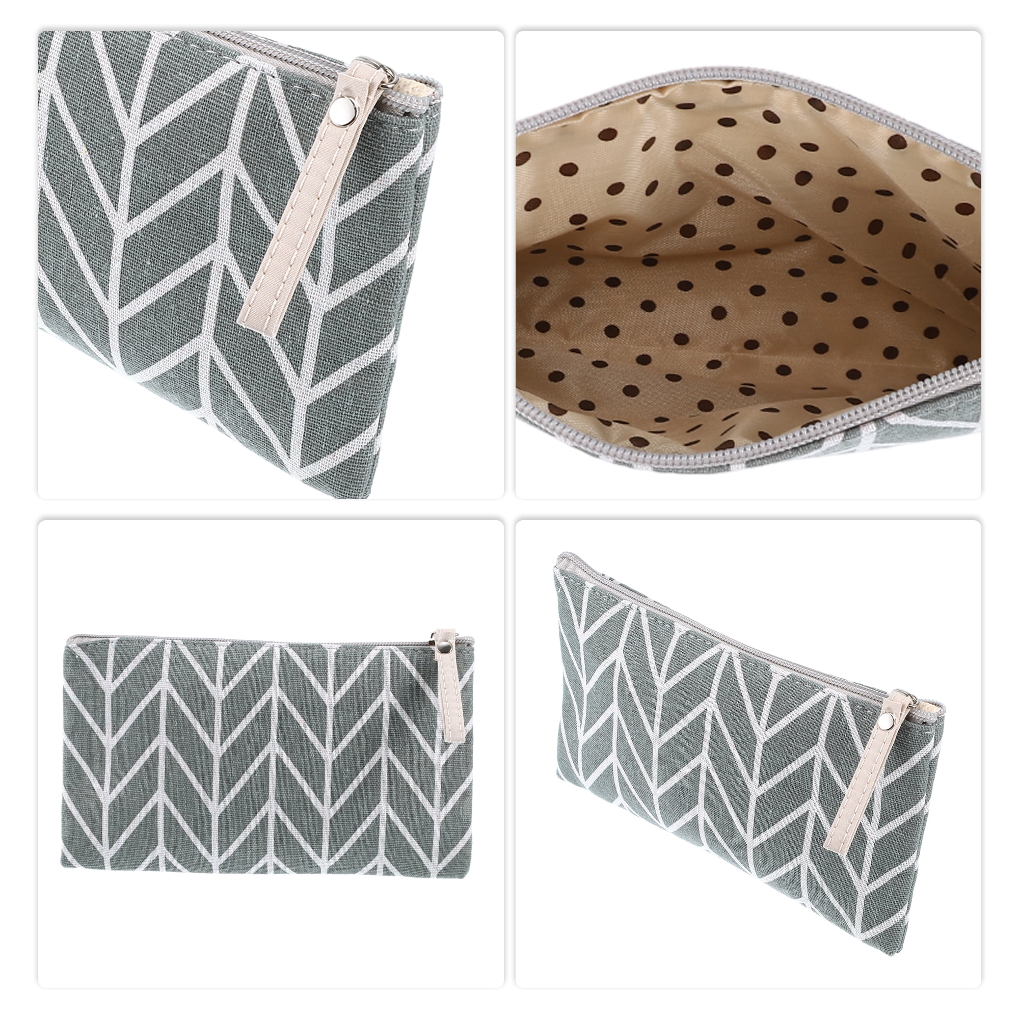 Unique Bargains Women Durable Large Cosmetic Bag for Travel Vacation Bathing Gym Gray