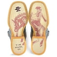 thumbnail image 2 of Men's Tin Haul Bricks and Stones Boots with Ride Em' Cowboy Sole Handcrafted Black, 2 of 3