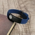 thumbnail image 2 of Dark Blue Sport Silicone Medical Bracelets Adjustable Waterproof Medical ID Alert Bracelets for Men Women Type 1 diabetes, 2 of 4