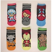 Marvel DC Comics Low Cut Women's 6-Pack Socks Multi-Color by HYP New