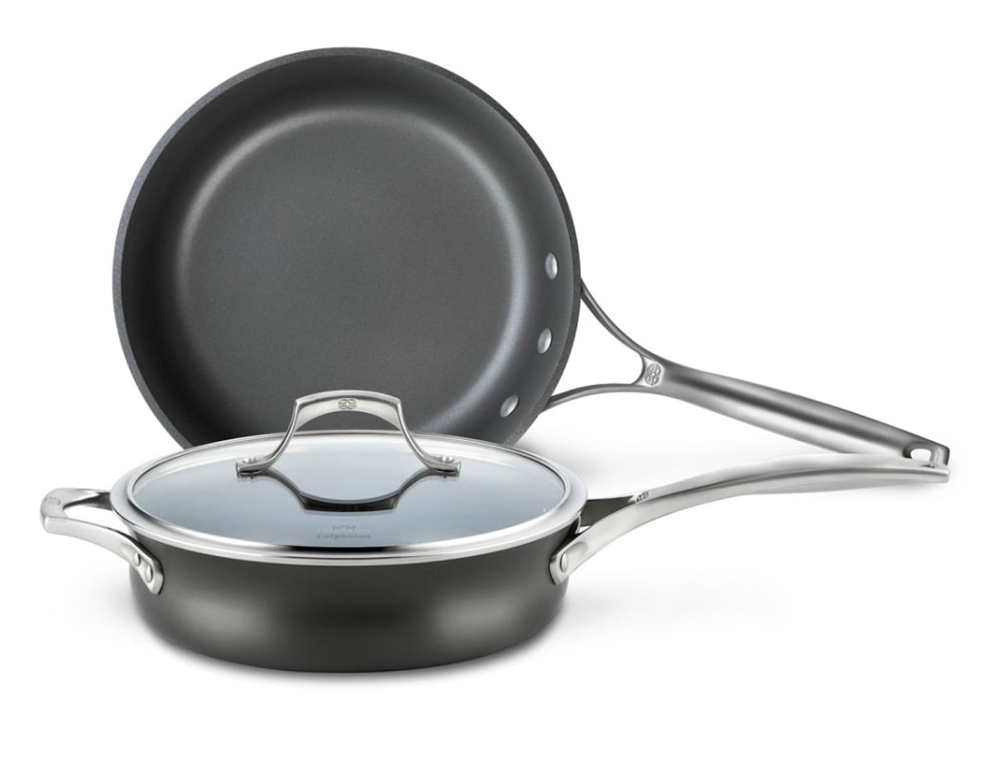 Calphalon Unison 10 Inch Fry Pan & 3 Qt. Saute Pan 3 Piece Set