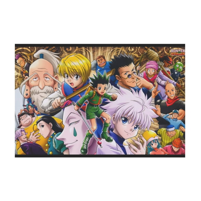 Qingyee Anime Canvas Poster Polyester Multi Size Decorative Poster,Hunter X Hunter Poster Anime Paint Decorative Poster Horizontal For Wall,Home,Indoor and Outdoor Decoration