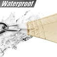 thumbnail image 4 of ColourTree 10' x 11' Custom Size Beige Rectangle Waterproof Sun Shade Sail Canopy Awning Shelter, 95% UV Blockage UV & Water Resistant, Outdoor Patio Garden Carport (We Make Custom Size), 4 of 7