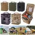 thumbnail image 2 of Sac de Rangement de Camping Multifonctionnel Sac de Rangement d'Outils de Plein Air Sac de Vaisselle de Camping Pliable Lampe de Voyage Sac de Repas 005 Multicolore, 2 of 6