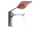 thumbnail image 1 of Robinet de Lavabo Moderne, Poignée Unique Monté sur Plateau, Mitigeur Chaud et Froid en Laiton, Facile à Installer, 1 of 7