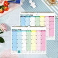 thumbnail image 2 of PLPPYFS 2026-2027 Calendar - 2026-2027 Wall Calendar, January 2026 - June 2027, 16.9" x 11.8", To-do & Notes, Large Blocks, Julian Dates & Holidays, 18 Months Wall Calendars Perfect for Office & Home, 2 of 9