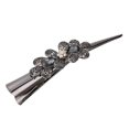 thumbnail image 2 of Pinzas para el Pelo Strade Fareast Limited Metal y Cristal Color Gris, 2 of 7