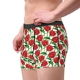 thumbnail image 2 of Uemuo Rose Flowers Pattern Men's Boxer Briefs,Trunk Anti-Chafing,Comfortable, Durable, and Stylish Underwear-Small, 2 of 9