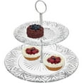 thumbnail image 2 of Dublin Crystal 2 Tiered Serving Stand, 2 of 4
