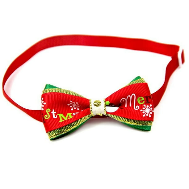 Methold Collar de pajarita para mascotas, accesorio de ropa para gatos, adorno de cuello pequeño, regalo de Navidad, collares para perros y gatos, Suministros para perros Tipo 3 Methold PT003672-03