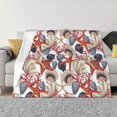 thumbnail image 3 of Throw Blanket for Couch, starfish shell Super Soft Fuzzy Comfy Warm Throw Blanket, Cuteness Lightweight Cozy Plush Flannel Blanket & Throws for Sofa and Bed All Season, 3 of 5