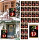 thumbnail image 3 of Decoraciones inflables de Navidad Grinch Letra de dibujos animados Mano Bandera de jardín Letra Navidad Vertical Doble cara Decoración externa Decoración Familia Apellido Inicial Bandera Decoración na, 3 of 3