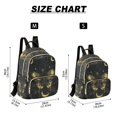 thumbnail image 3 of JIALIOU Mini Backpack Purse for Women Quilted Casual Daypack Small Travel Shoulder Bag, Mysterious Butterflies and Moon, 3 of 7