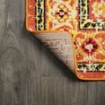 thumbnail image 6 of JONATHAN Y MODERN PERSIAN 4 x 6 Area Rug, Brooklyn Geometric Medallion - Orange/Blue, MDP207D-4, 6 of 9
