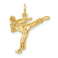 thumbnail image 3 of FJC Finejewelers 14k Yellow Gold Male Karate Charm, 3 of 4