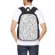 thumbnail image 4 of Fotbe Black White Music Mochila para Hombre y Mujer - Tela Oxford 600D Resistente - Mochila Impermeable de Gran Capacidad para Escuela, Viajes y Senderismo, 4 of 6