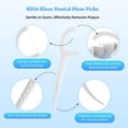 thumbnail image 3 of Palillos de Hilo Dental KSIA 50 Unidades Sabor Menta con Estuche, 3 of 9