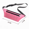 thumbnail image 4 of Riñonera ultrafina de piel para deportes al aire libre, jogging, viajes, cinturón para corredores con ranuras para tarjetas de crédito, orificio para auriculares, riñonera para correr, monedero de, 4 of 5