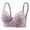 Pink, variant on Women Leaf Floral Scalloped Lace Underwire Bra, Adjustable Strap Dual Back Hook Bra with Satin Bow Support Comfort Daily Underwear