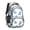 Butterfly and Watercolor, variant on Butterfly and Watercolor Blue Pattern Backpack for School, Cute School Bag with Adjustable Shoulder Straps and Padded Back, 16.9"x12.6"x5.9"