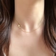 thumbnail image 2 of SUONIE Cross Necklace for Women 18K Real Gold Silver Plated Dainty Small Cross Pendant Choker Simple Trendy Cute Cross Charm Chain Necklace Easter Basket Stuffers Baptism Religious Faith Jewelry Gift, 2 of 3