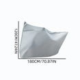 thumbnail image 3 of All Season Waterproof Vehicle Cover for Motorcycle Bicycle Two Wheel Ride | Protects Against Rain Sun Snow Wind Debris | Outdoor Storage Use for Scooter Moped Bike, 3 of 6