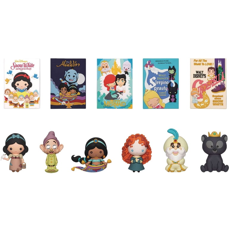 Disney 3D Figural Foam Bag Clip Princesses Series 37 Mystery Box