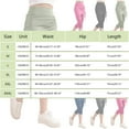 thumbnail image 3 of Skirted Leggings for Women, Audhol Women's Color Block High Strength High Elasticity Quick Drying Yoga Sports Leggings Leggings with Skirt for Women Black L, 3 of 9