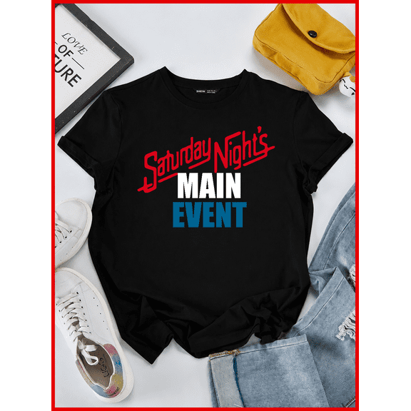 Saturday Nights Main Event Wrestling Hulk Hogan Retro TV Unisex T-Shirt V60637, S-5XL