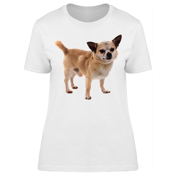 Serious Chihuahua Standing T-Shirt Women -Image by Shutterstock, Female 3X-Large