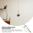 thumbnail image 6 of 8 Pcs  Geometric Plant Hangers Air Plants Hanging Metal Air Plants Holders Pot Container Decoration, 6 of 6