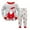 Z3-Grey, variant on AJIWYH Toddler Christmas Pajamas,Kid DIY Hand Painted Colorable Pajama Set Boys Girls Funny Cartoon 2 Piece Sets(2-3 Years)