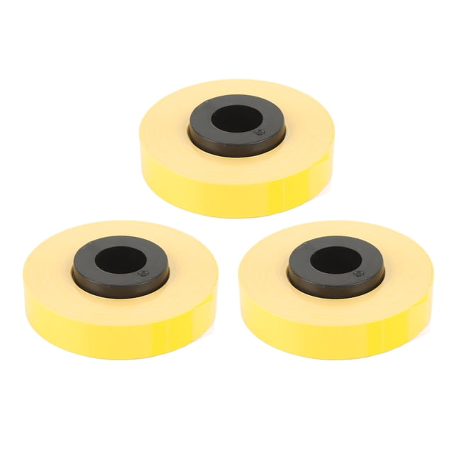 Label Print Tape,3 Roll Label Maker Label Tape Label Maker Tape Sturdy Construction