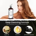 thumbnail image 3 of Fermosa Shampoo - Clarifying & Nourishing, Hydrating and Cleansing, Reduces Itchy Scalp & Frizz, Anti Dandruff, Sulfate Free 16.9oz (Charcoal), 3 of 5