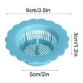 thumbnail image 6 of Kitchen Sink Strainer Basket, Flower Shaped Drain Filter with Fine Mesh Compact Handle for Hair Catcher and Clog Prevention, Non-slip Odor Resistant for Bathroom and Kitchen Sinks Aestivo, 6 of 7