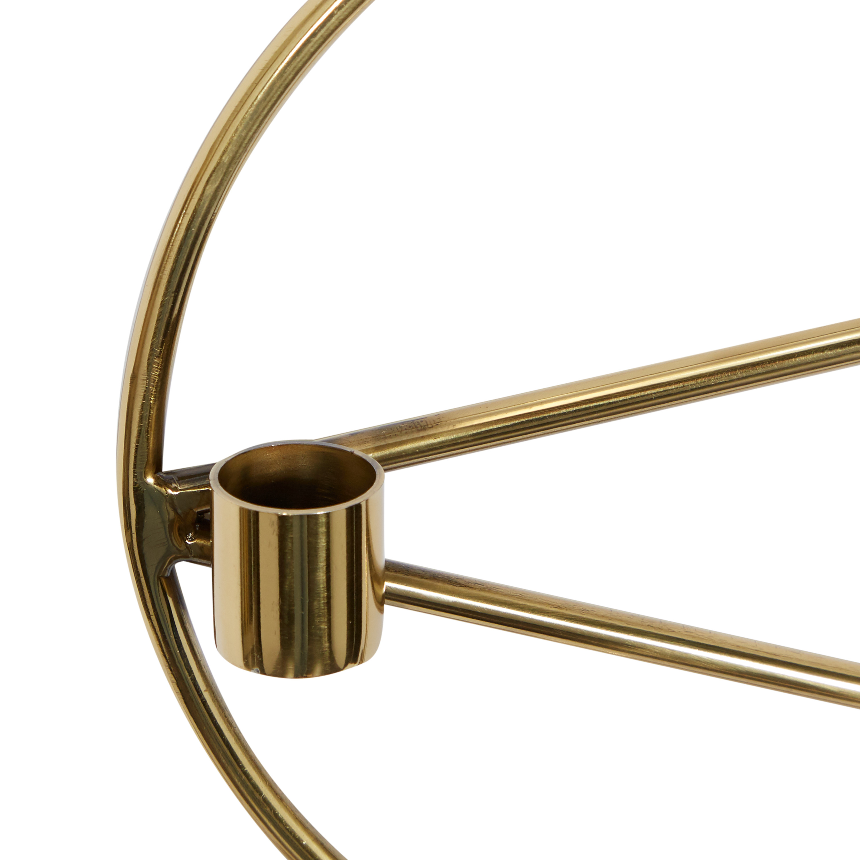DecMode 8"W, 8"H Modern Wall Sconce, Gold, 3 - Pieces