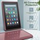 thumbnail image 4 of ZHAOCHENG Funda compatible con la nueva tableta Amazon Kindle Fire 7 (novena generación, lanzamiento de 2019), carcasa de TPU acrílico transparente ultra suave y flexible con protección de bordes a pr, 4 of 5