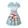 thumbnail image 1 of Bloui Robe de Princesse, Robe Fille Imprimée 3d, Robe de Princesse, Robe Mignonne Dessin Animé-HAPDEN, 1 of 3