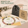 thumbnail image 2 of Elphaba Galinda Thank You Gifts for Women: Colorful Gold Bracelets for Friends Coworkers Employee Boss Lady Manager Colleague - Stack Bangle Beaded Stone Jewelry, 2 of 7