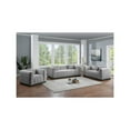 thumbnail image 4 of Meridian Furniture Lucia Grey Linen Textured Fabric Chair, 4 of 8