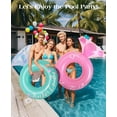 thumbnail image 4 of Anillo inflable de diamantes Pool Float HeySplash para adultos, 4 of 8