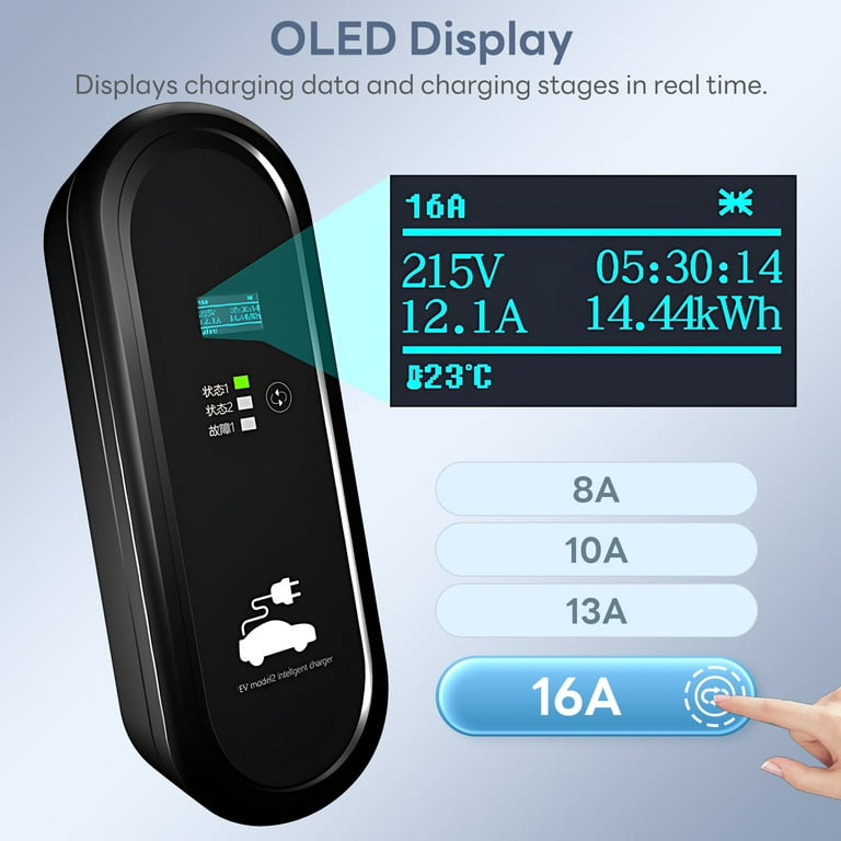 Borne De Recharge Connectée WB-11 Pour Voiture électrique Type 2/11 KW