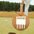 thumbnail image 1 of Bolsa de Almacenamiento para Tee de Golf, Soporte para Tee de Golf, Regalos para Golfistas, Contenedor, Correa para Colgar, Accesorios de Entrenamient Marron oscuro, 1 of 8