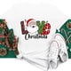 thumbnail image 1 of Camiseta con estampado de árbol de Navidad para mujer, ropa juvenil, Tops, 2023, 1 of 5